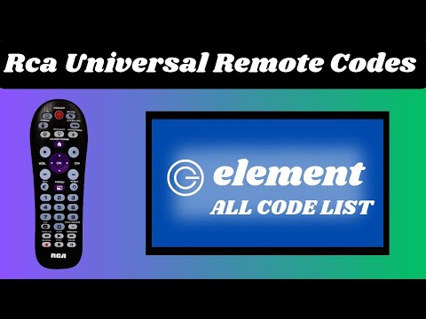 Universal Remote Element Tv