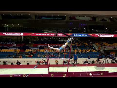 OSIPOVA Valeriia (UKR) - 2018 Artistic Worlds, Doha (QAT) - Qualifications Uneven Bars