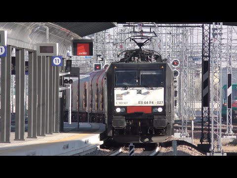 4K - 2022-01-15 Brescia...Stazione di Brescia 8/13 - Transiti invernali