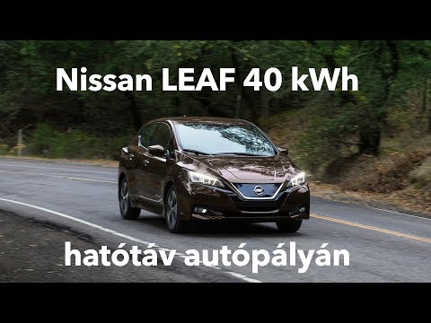 Nissan LEAF 40 kWh autópályán