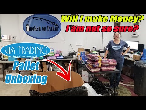 Via Trading Pallet Unboxing - The Products I show you the money I actually make! - Listing ONLINE