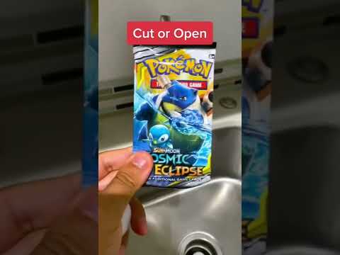 Cut or Open a Pokémon Pack!
