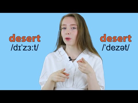 砂漠と砂漠｜英語の異義語を学ぶ｜語彙とリスニングの練習 (Desert vs Desert | Learn English Heteronyms | Vocabulary and Listening Practice)