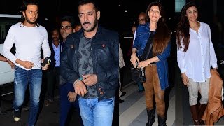 Airport Diaries: Salman Khan, Riteish Deshmukh, Daisy Shah's Stylish Arrivals!