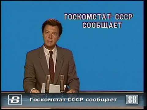 Госкомстат СССР сообщает 23.07.1988