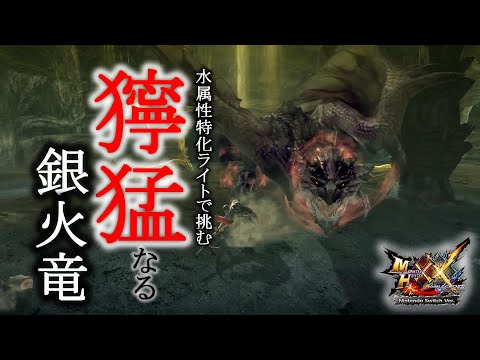 【MHXX】5分針討伐！G級獰猛化銀レウス 【ライトボウガンソロ】