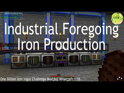 Episode 40: Industrial Foregoing Iron Ingot Production
