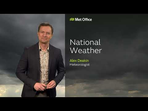 01/03/23 – Scattered light showers in east – Afternoon Weather Forecast UK – Met Office Weather.