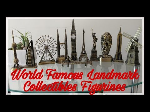 #Haul #Unboxing #Shopee #Lazada | Famous Landmark Figurines | Collectibles Figurines