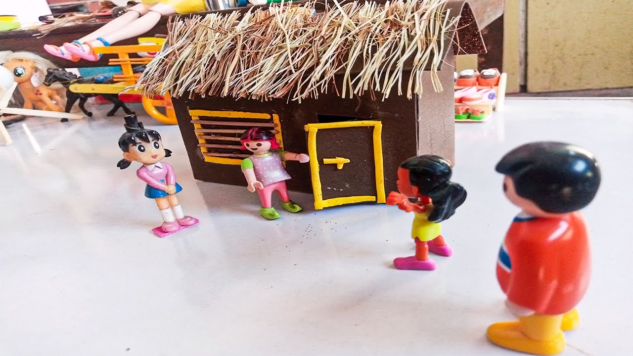 DIY | HOW TO MAKE MINIATURE HOUSE WITH CARDBOARD | CLAY NEXUS