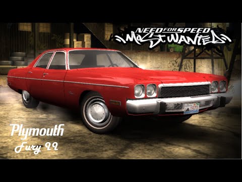 NFS Most Wanted | Plymouth Fury II Car Mod Showcase & Gameplay