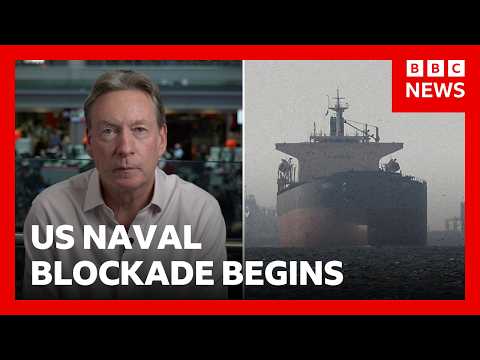 The US blockade on Iran's ports explained | BBC News
