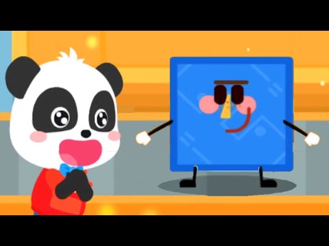 Little Panda's Learning Academy #18 - Join Kiki and Quacky to Visit Shape Factory - BabyBus Games