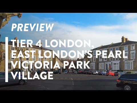 [4K] WALKING: LONDON - Victoria Park Village in Hackney - PREVIEW