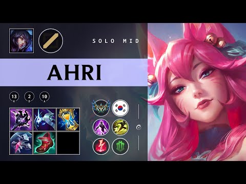 Ahri Mid vs Orianna - KR Challenger Patch 25.22