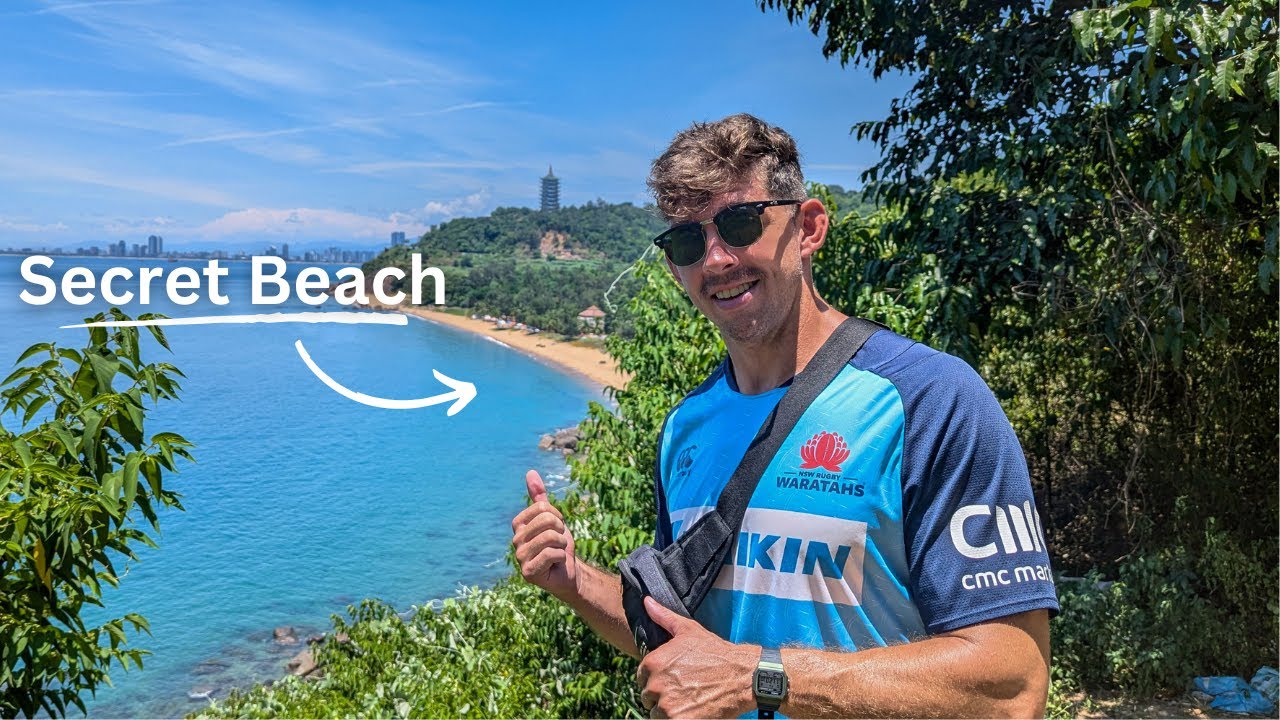 Tourist explores the natural beauty and attractions of Son Tra Peninsula.