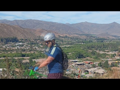 MtB enduro por Salamanca región de Coquimbo con Franco hasta la plaza 