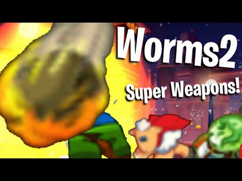 Worms 2 Armageddon Super Weapons iOS Gameplay