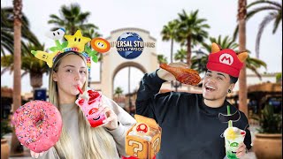 We Ate Only UNIVERSAL STUDIOS FOOD For 24 Hours!