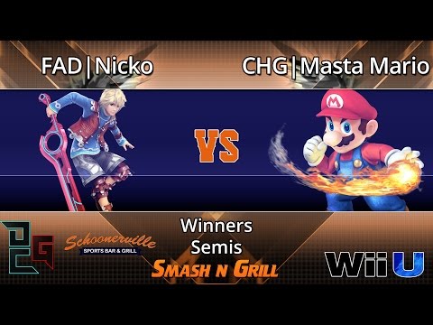 DCG:  Smash N Grill ~Winners Semis~ FAD Nicko VS CHG Masta Mario