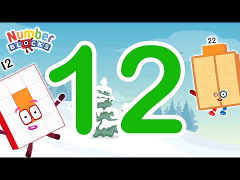 Numberblocks Magic Run Christmas - Numberblocks 12 Adventure 1 to find Another number 12 | Fanmade