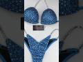 Blue Gold Shimmer Wellness Competition Suit BM151-42W