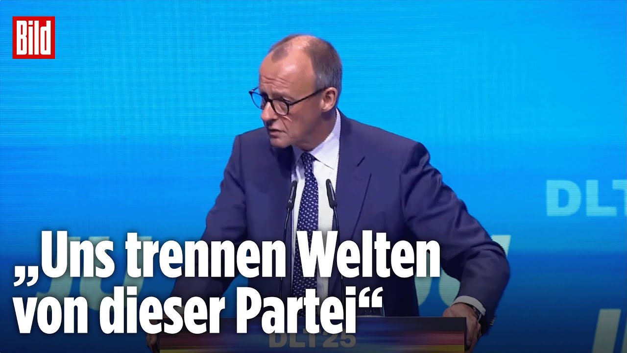 Auf JU-Parteitag: Merz spricht AfD-Klartext