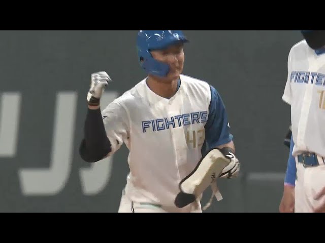 【1回裏】ファイターズのルーキー・水野達稀 本拠地札幌ドームでプロ初ヒットを放つ!! 2022年5月5日 北海道日本ハムファイターズ 対 東北楽天ゴールデンイーグルス