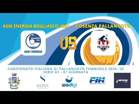 AGN Energia Bogliasco 1951 VS Cosenza Pallanuoto 13 -14