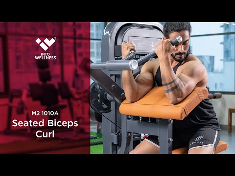 Weight stack biceps curl, for gym