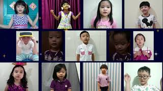 A B C D E F G JESUS DIED FOR YOU AND ME - KIDDY 1 JOSHUA TK KRISTEN GAMALIEL MAKASSAR