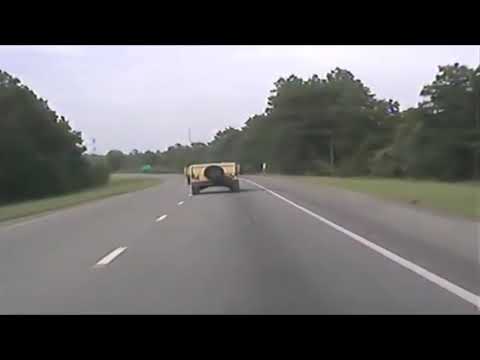 Police Chase Stolen Military Humvee