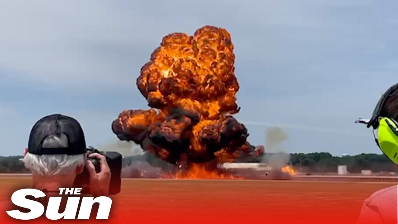 Jet-powered racing truck explodes 1