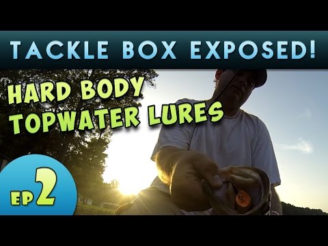 Tackle Box Exposed Ep 2 ~ Topwater Bass Fishing Lures