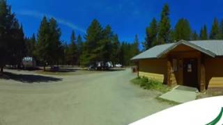 Headwaters Campground and RV Sites at Flagg Ranch Video