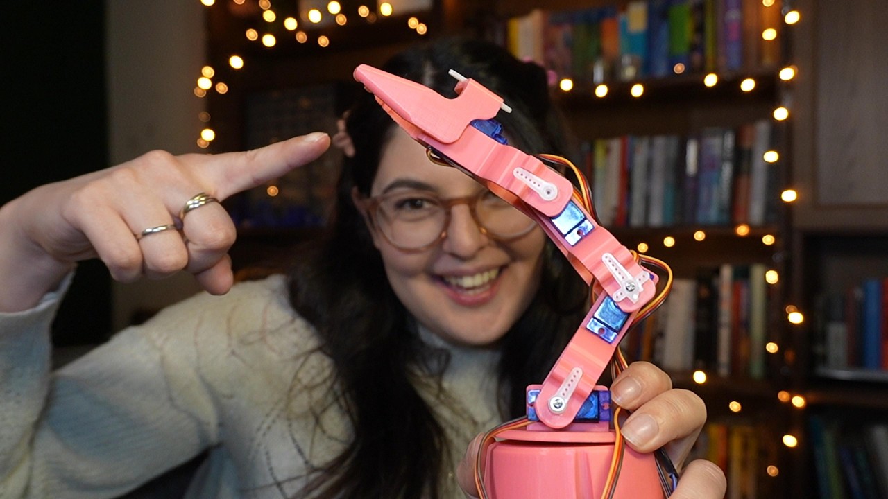 I build the simplest and cheapest Robot Arm at home (3D printed)