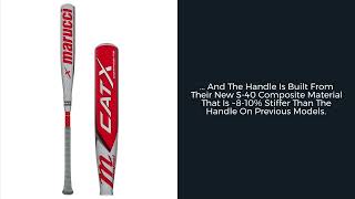 Video thumbnail: Review: Marucci CATX Composite -8 USSSA Baseball Bat (MSBCCPX8)