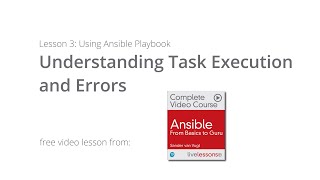 Download the video "Ansible Playbook Task Execution and Errors - How to undo what the playbook has done"