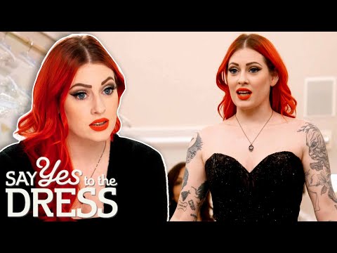 Black Dress Fulfils This Bride's Goth Princess Fantasies | Say Yes To The Dress