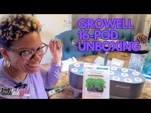 Growell 16-Pod Hydroponics Unit — Unboxing, Setup & First Impressions