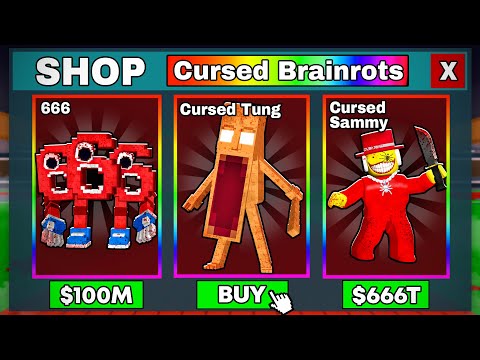 Steal A Brainrot, But You Can Buy Cursed Brainrots..