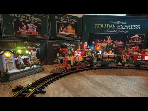 Holiday Express Animated Train Full Set 10 Cars (Limited Edition 380 1997 + 6 Cars)