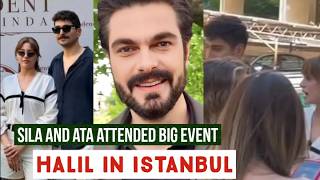 Sila Turkoglu and Ata Yildiz Together at Event !Halil Ibrahim Ceyhan in Istanbul