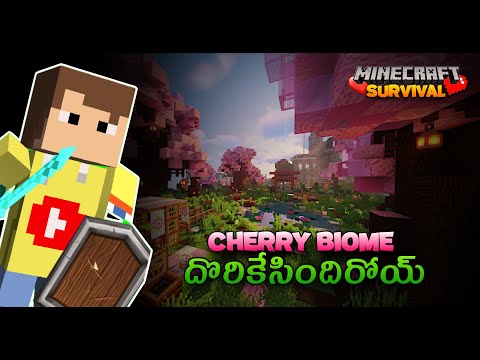 Discovering Cherry Biome in Minecraft