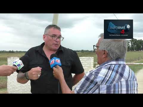 ALEJANDRO ASTESIANO VISITO PIEDRA DE LOS INDIOS) Noticias Canal 4 DLF