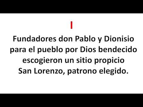 Himno municipio de San Lorenzo- Nariño.
