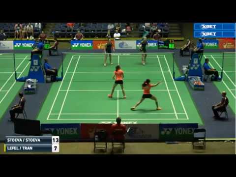 Badminton US Open GPG 2017 Gabriela Stoeva Stefani Stoeva versus Emilie Lefel Anne Tran