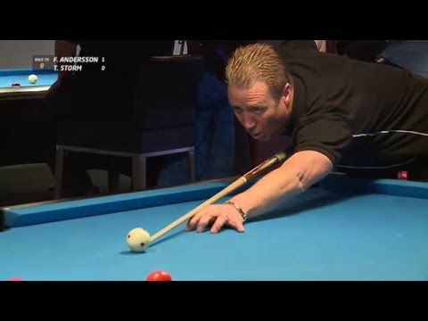 10 ball åttondel Fredrik Andersson - Tom Storm