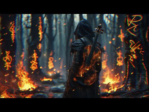 Orchestral Metal Fury in the Burning Woods | Violin Metal Music 2 Hours