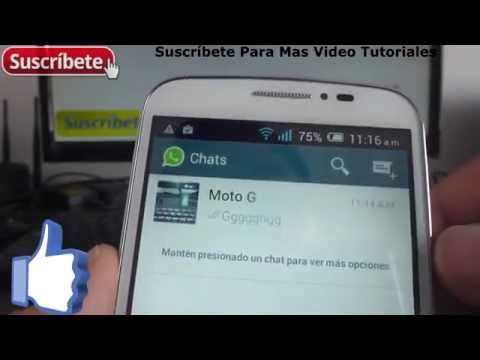 Alcatel Onetouch Pop C7 como agregar contactos a whatsapp Español